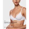 imageINLYRIC Womens Inbarely Plus Demi Bra  Balconette Unlined Underwire Plunge Bras No Padding ComfortableWhite  Go Up a Cup Size