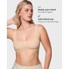 imageINLYRIC Womens Inbarely Soft Bralettes Scoop Neck Seamless Unlined Comfortable Double Layer BraletteBeige