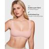 imageINLYRIC Womens Inbarely Soft Bralettes Scoop Neck Seamless Unlined Comfortable Double Layer BraletteBlush Pink