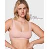 imageINLYRIC Womens Inbarely Soft Bralettes Scoop Neck Seamless Unlined Comfortable Double Layer BraletteBlush Pink
