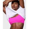 imageINLYRIC Womens Inbarely Soft Bralettes Scoop Neck Seamless Unlined Comfortable Double Layer BraletteGlitter Rose
