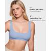 imageINLYRIC Womens Inbarely Soft Bralettes Scoop Neck Seamless Unlined Comfortable Double Layer BraletteMoonlight Blue