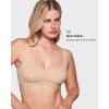 imageINLYRIC Womens Inbarely Soft Bralettes Scoop Neck Seamless Unlined Comfortable Double Layer BraletteWheat Beige