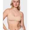 imageINLYRIC Womens Inbarely Soft Racerback Bralette  Wireless Full Coverage No Padding Unlined BraletteBeige