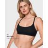 imageINLYRIC Womens Inbarely Soft Racerback Bralette  Wireless Full Coverage No Padding Unlined BraletteBlack