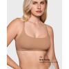 imageINLYRIC Womens Inbarely Soft Racerback Bralette  Wireless Full Coverage No Padding Unlined BraletteGravel Beige