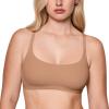 imageINLYRIC Womens Inbarely Soft Racerback Bralette  Wireless Full Coverage No Padding Unlined BraletteGravel Beige
