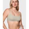 imageINLYRIC Womens Inbarely Soft Racerback Bralette  Wireless Full Coverage No Padding Unlined BraletteLight Greenish Gray