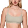 imageINLYRIC Womens Inbarely Soft Racerback Bralette  Wireless Full Coverage No Padding Unlined BraletteLight Greenish Gray