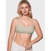 imageINLYRIC Womens Inbarely Soft Racerback Bralette  Wireless Full Coverage No Padding Unlined BraletteLight Greenish Gray