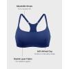 imageINLYRIC Womens Inbarely Soft Racerback Bralette  Wireless Full Coverage No Padding Unlined BraletteNightfall Blue