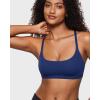 imageINLYRIC Womens Inbarely Soft Racerback Bralette  Wireless Full Coverage No Padding Unlined BraletteNightfall Blue