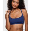 imageINLYRIC Womens Inbarely Soft Racerback Bralette  Wireless Full Coverage No Padding Unlined BraletteNightfall Blue