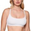 imageINLYRIC Womens Inbarely Soft Racerback Bralette  Wireless Full Coverage No Padding Unlined BraletteWhite  See Through
