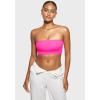 imageINLYRIC Womens Inbarely Strapless Bandeau Bra Bralette Tube Top Seamless Comfortable Stretchy Non Padded Bras TopsBright Pink