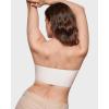 imageINLYRIC Womens Inbarely Strapless Bandeau Bra Bralette Tube Top Seamless Comfortable Stretchy Non Padded Bras TopsCoconut White