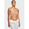 imageINLYRIC Womens Inbarely Strapless Bandeau Bra Bralette Tube Top Seamless Comfortable Stretchy Non Padded Bras TopsCream Coffee