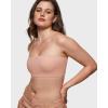 imageINLYRIC Womens Inbarely Strapless Bandeau Bra Bralette Tube Top Seamless Comfortable Stretchy Non Padded Bras TopsGrapefruit Orange