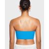 imageINLYRIC Womens Inbarely Strapless Bandeau Bra Bralette Tube Top Seamless Comfortable Stretchy Non Padded Bras TopsMadagascar Blue