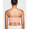 imageINLYRIC Womens Inbarely Strapless Bandeau Bra Bralette Tube Top Seamless Comfortable Stretchy Non Padded Bras TopsMarshmallow Pink