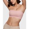 imageINLYRIC Womens Inbarely Strapless Bandeau Bra Bralette Tube Top Seamless Comfortable Stretchy Non Padded Bras TopsRose Tan