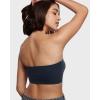 imageINLYRIC Womens Inbarely Strapless Bandeau Bra Bralette Tube Top Seamless Comfortable Stretchy Non Padded Bras TopsTrue Navy