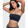 imageINLYRIC Womens Inbarely Strapless Bandeau Bra Bralette Tube Top Seamless Comfortable Stretchy Non Padded Bras TopsTrue Navy