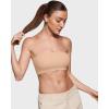 imageINLYRIC Womens Inbarely Strapless Bandeau Bra Bralette Tube Top Seamless Comfortable Stretchy Non Padded Bras TopsWarm Beige
