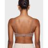 imageINLYRIC Womens Inbarely Triangle Bralette Comfortable Unlined V Neck Wireless Smoothing Bra Top StretchBrown Purple