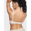 imageINLYRIC Womens Inbarely Triangle Bralette Comfortable Unlined V Neck Wireless Smoothing Bra Top StretchCoconut White