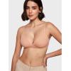 imageINLYRIC Womens Inbarely Triangle Bralette Comfortable Unlined V Neck Wireless Smoothing Bra Top StretchGrapefruit Orange