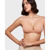 imageINLYRIC Womens Inbarely Triangle Bralette Comfortable Unlined V Neck Wireless Smoothing Bra Top StretchGrapefruit Orange