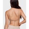imageINLYRIC Womens Inbarely Triangle Bralette Comfortable Unlined V Neck Wireless Smoothing Bra Top StretchGravel Beige
