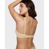 imageINLYRIC Womens Inbarely Triangle Bralette Comfortable Unlined V Neck Wireless Smoothing Bra Top StretchLight Oatmeal
