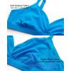 imageINLYRIC Womens Inbarely Triangle Bralette Comfortable Unlined V Neck Wireless Smoothing Bra Top StretchMadagascar Blue