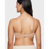 imageINLYRIC Womens Inbarely Triangle Bralette Comfortable Unlined V Neck Wireless Smoothing Bra Top StretchWarm Beige