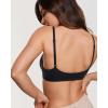 imageINLYRIC Womens Inbarely Triangle Bralette Plunge Unlined Seamless Bra No Underwire Sexy Comfortable EverydayBlack
