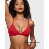 imageINLYRIC Womens Inbarely Triangle Bralette Plunge Unlined Seamless Bra No Underwire Sexy Comfortable EverydayLipstick Red