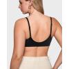 imageINLYRIC Womens Mesh Front Closure Bras Unlined Sheer Demi Plunge Supportive Comfortable No Padding Underwire BraBlack  Sheer