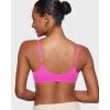 imageINLYRIC Womens Mesh Front Closure Bras Unlined Sheer Demi Plunge Supportive Comfortable No Padding Underwire BraBright Pink  Sheer