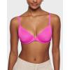imageINLYRIC Womens Mesh Front Closure Bras Unlined Sheer Demi Plunge Supportive Comfortable No Padding Underwire BraBright Pink  Sheer