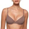 imageINLYRIC Womens Inbarely Plus Demi Bra  Balconette Unlined Underwire Plunge Bras No Padding ComfortableBrown Purple  Go Up a Cup Size