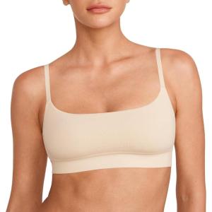 imageINLYRIC Womens Cotton Bralette  Wireless Unlined Sleep Comfortable Seamless Cami BraWhite Opal