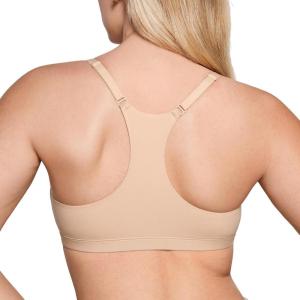 imageINLYRIC Womens Inbarely Soft Racerback Bralette  Wireless Full Coverage No Padding Unlined BraletteBeige