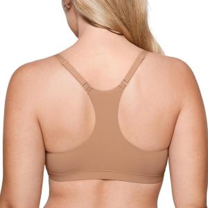 imageINLYRIC Womens Inbarely Soft Racerback Bralette  Wireless Full Coverage No Padding Unlined BraletteGravel Beige