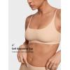 imageINLYRIC Womens Inbarely Plus Bralettes  No Underwire Unlined Support Soft Scoop Neck Cami Seamless BraletteBeige