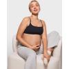 imageINLYRIC Womens Inbarely Soft Nursing Bras Unlined Bralettes Maternity Bra for Breastfeeding Unpadded Comfy Sleep SeamlessBlack
