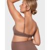 imageINLYRIC Womens Inbarely Soft Nursing Bras Unlined Bralettes Maternity Bra for Breastfeeding Unpadded Comfy Sleep SeamlessBrown Purple