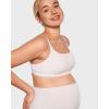 imageINLYRIC Womens Inbarely Soft Nursing Bras Unlined Bralettes Maternity Bra for Breastfeeding Unpadded Comfy Sleep SeamlessSnow White