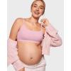 imageINLYRIC Womens Inbarely Soft Nursing Bras Unlined Bralettes Maternity Bra for Breastfeeding Unpadded Comfy Sleep SeamlessSweet Pink